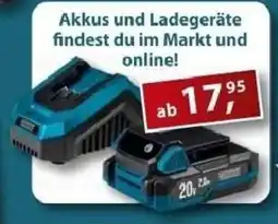 Sonderpreis Baumarkt GERMANIA Plattform 2.0 Akkus und Ladegeräte Angebot