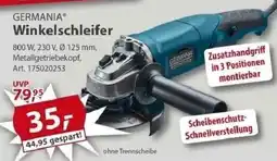 Sonderpreis Baumarkt GERMANIA Winkelschleifer Angebot