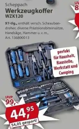 Sonderpreis Baumarkt Scheppach Werkzeugkoffer WZK120 Angebot