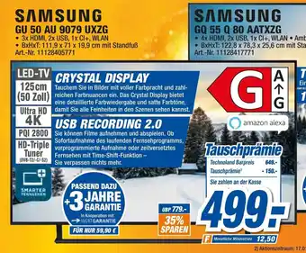 expert Techno Land Samsung GU 50 AU 9079 UXZG Angebot