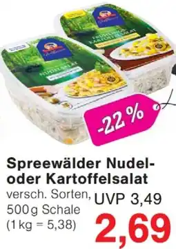 Wiglo Wunderland Spreewälder Nudel- oder Kartoffelsalat Angebot