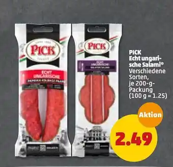 PENNY Pick Echt Ungarische Salami 200g Angebot