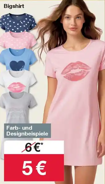 Woolworth Bigshirt Angebot