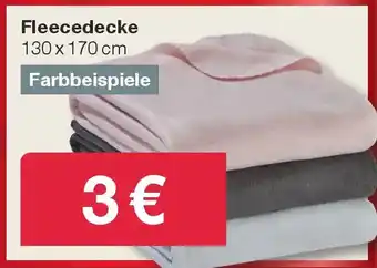 Woolworth Fleecedecke Angebot