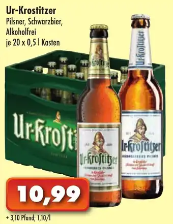 Lösch Depot Ur Kostritzer Pilsner, Schwarzbier oder Alkoholfrei 20 x 0,5 L Angebot