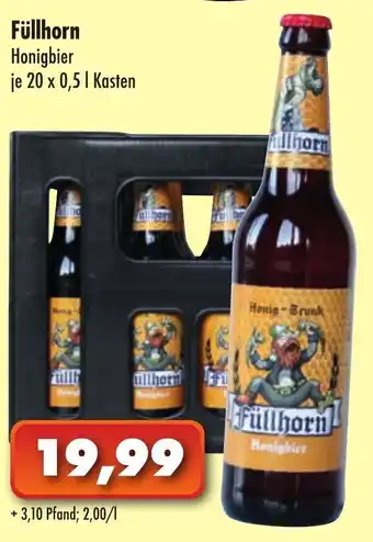 Lösch Depot Füllhorn Honigbier 20x0,5L Angebot