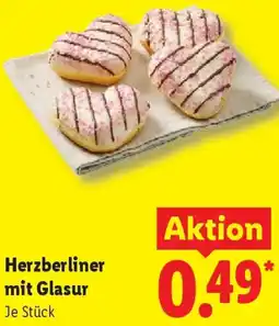 Lidl Herzberliner mit Glasur Angebot
