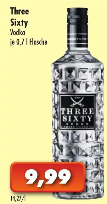 Lösch Depot Three Sixty Vodka 0,7L Angebot