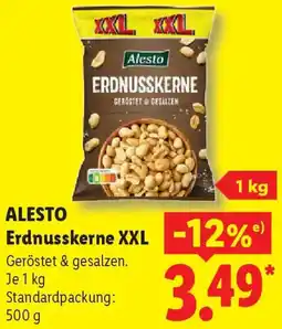Lidl ALESTO Erdnusskerne XXL Angebot