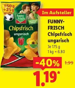 Lidl FUNNY FRISCH Chipsfrisch ungarisch Angebot