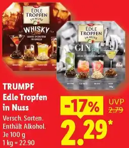 Lidl TRUMPF Edle Tropfen in Nuss Angebot