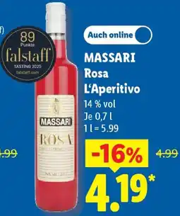 Lidl MASSARI Rosa L'Aperitivo Angebot