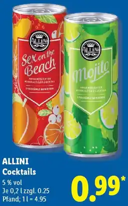 Lidl ALLINI Cocktails Angebot