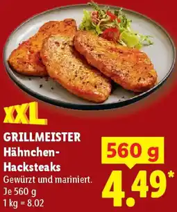 Lidl GRILLMEISTER Hähnchen Hacksteaks Angebot