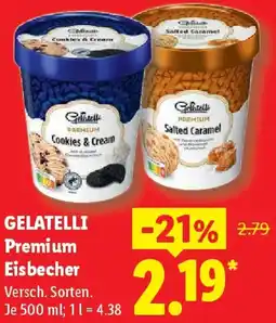 Lidl GELATELLI Premium Eisbecher Angebot
