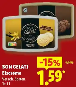 Lidl BON GELATI Eiscreme Angebot