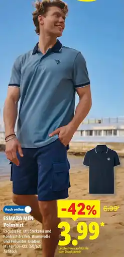 Lidl ESMARA MEN Poloshirt Angebot