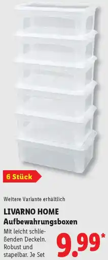 Lidl LIVARNO HOME Aufbewahrungsboxen Angebot