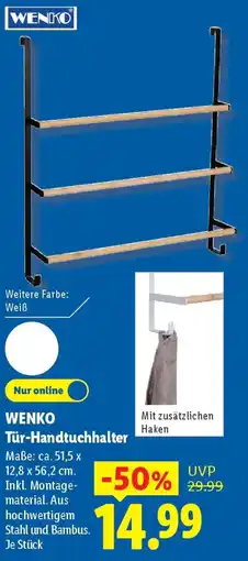 Lidl WENKO Tür-Handtuchhalter Angebot