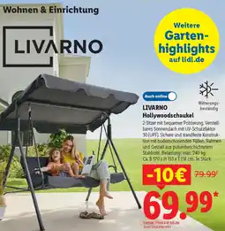 Lidl LIVARNO Hollywoodschaukel Angebot