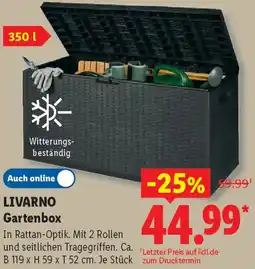 Lidl LIVARNO Gartenbox Angebot
