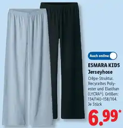 Lidl ESMARA KIDS Jerseyhose Angebot