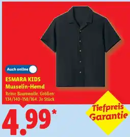 Lidl ESMARA KIDS Musselin-Hemd Angebot