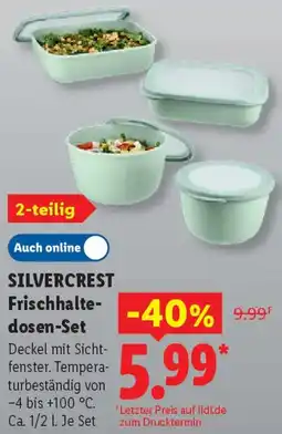 Lidl SILVERCREST Frischhaltedosen-Set Angebot