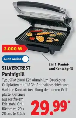 Lidl SILVERCREST Paninigrill Angebot