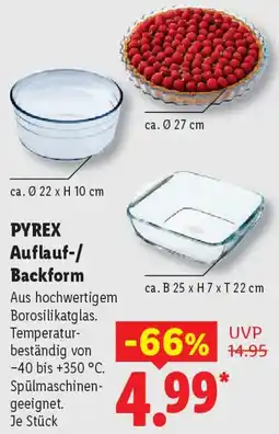 Lidl PYREX Auflauf-/ Backform Angebot