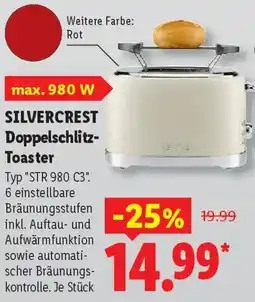 Lidl SILVERCREST Doppelschlitz Toaster Angebot