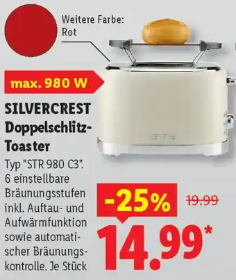 Lidl SILVERCREST Doppelschlitz Toaster Angebot