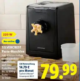 Lidl SILVERCREST Pasta-Maschine Angebot