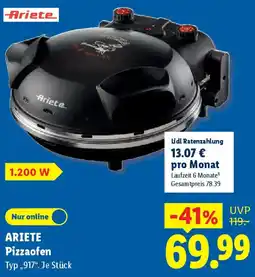 Lidl ARIETE Pizzaofen Angebot