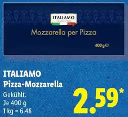 Lidl ITALIAMO Pizza-Mozzarella Angebot