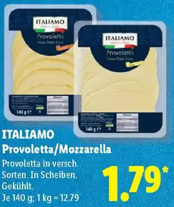 Lidl ITALIAMO Provoletta/Mozzarella Angebot