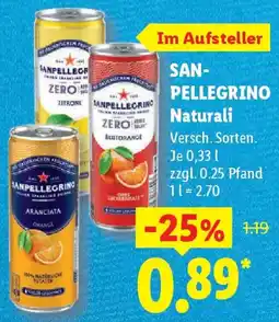 Lidl SAN PELLEGRINO Naturali Angebot