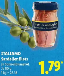 Lidl ITALIAMO Sardellenfilets Angebot