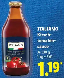 Lidl ITALIAMO Kirschtomatensauce Angebot
