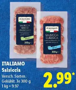 Lidl ITALIAMO Salsiccia Angebot