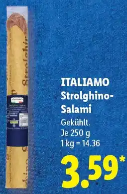 Lidl ITALIAMO Strolghino Salami Angebot
