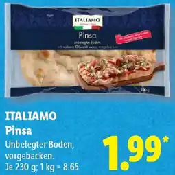 Lidl ITALIAMO Pinsa Angebot