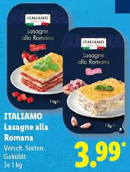 Lidl ITALIAMO Lasagne alla Romana Angebot
