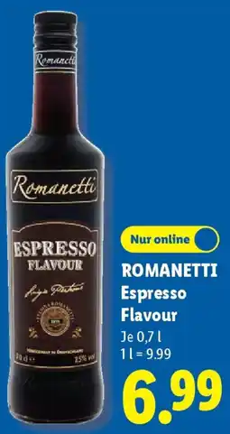 Lidl ROMANETTI Espresso Flavour Angebot