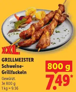Lidl GRILLMEISTER Schweine Grillfackeln Angebot