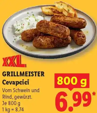 Lidl GRILLMEISTER Cevapcici Angebot