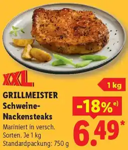 Lidl GRILLMEISTER Schweine Nackensteaks Angebot
