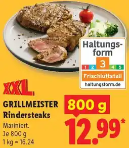 Lidl GRILLMEISTER Rindersteaks Angebot