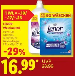 Lidl LENOR Waschmittel Angebot