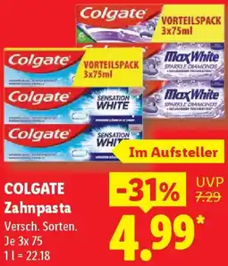 Lidl COLGATE Zahnpasta Angebot